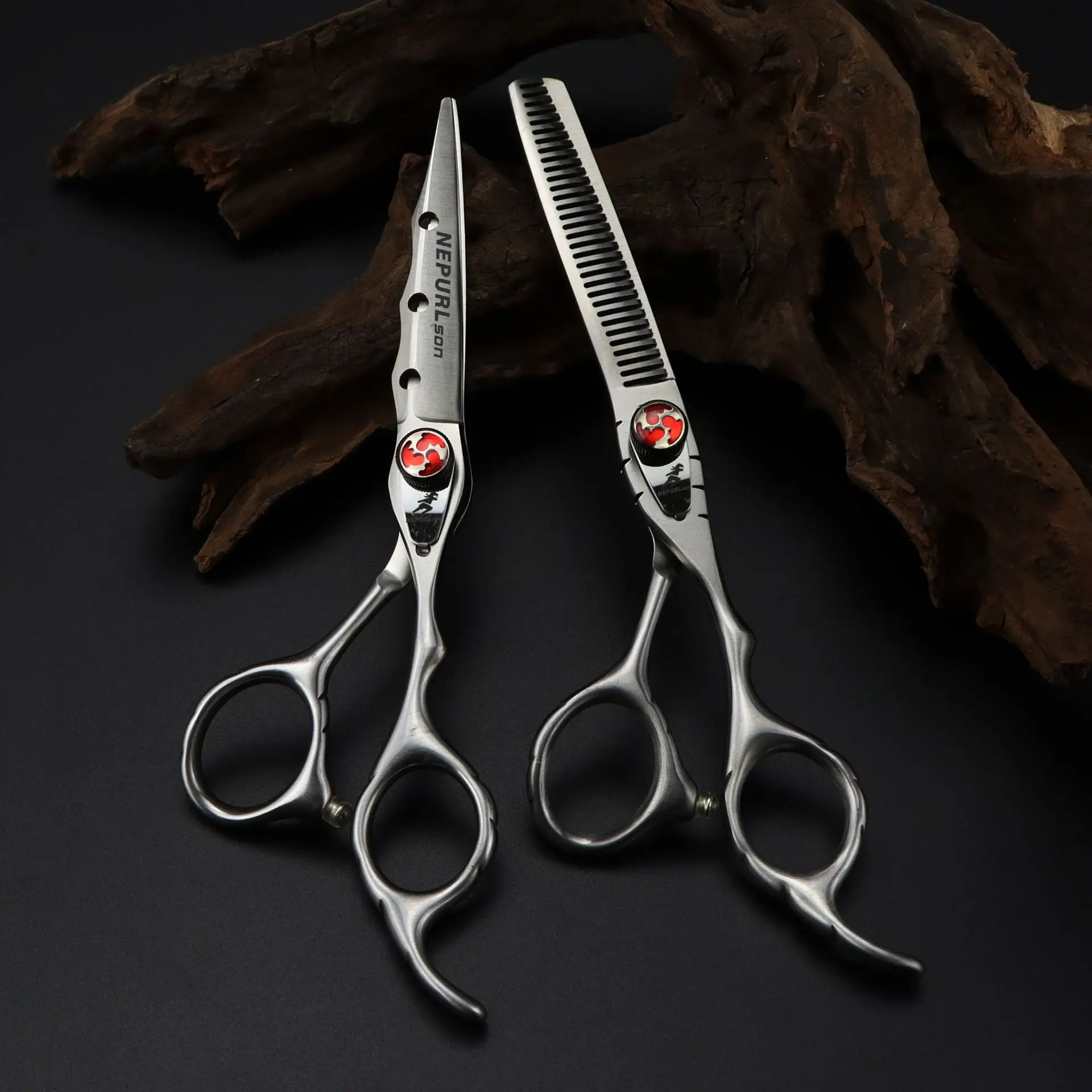 

Парикмахерские ножницы 6 дюймов, профессиональные японские, острые, матовые для филировки волос