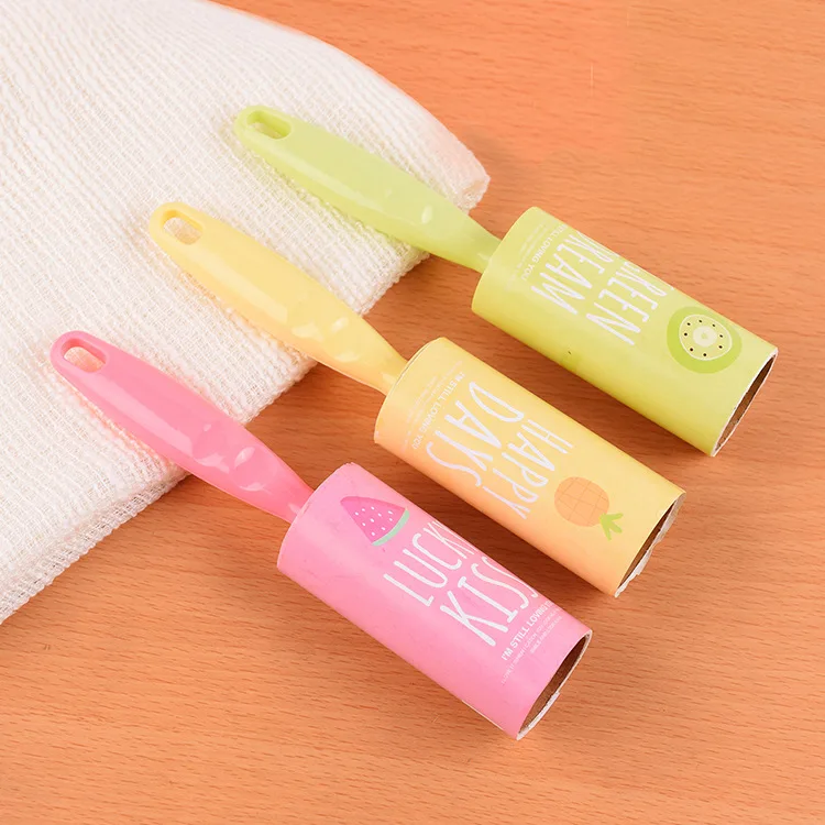 

Tear-off Clothing Sticker Oblique Tear Cartoon Roller Sticker Dust-removing Sticky Brush Straight Handle Roller Hair Remover