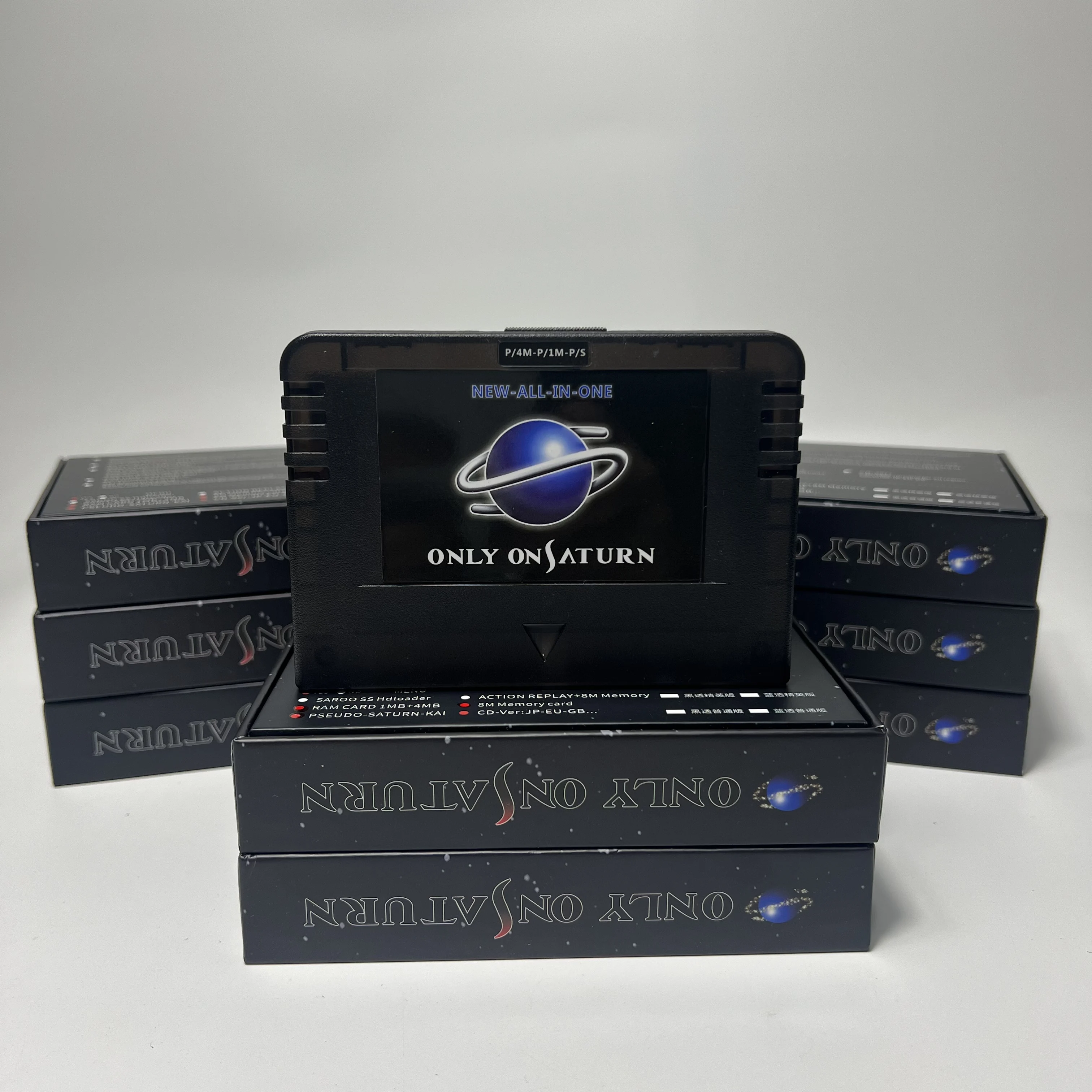 Фото Картридж SEGA Pseudo Saturn 4 в 1 ALL-IN-1 с функцией прямого чтения, 4M Accelerator, функцией Goldfinger, Action Replay, карта памяти 8 МБ №5