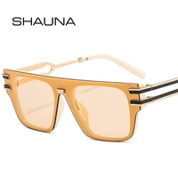 shauna fashion square women sunglasses retro gradient shades uv400 men rivets decoration trending blue purple sun glasses