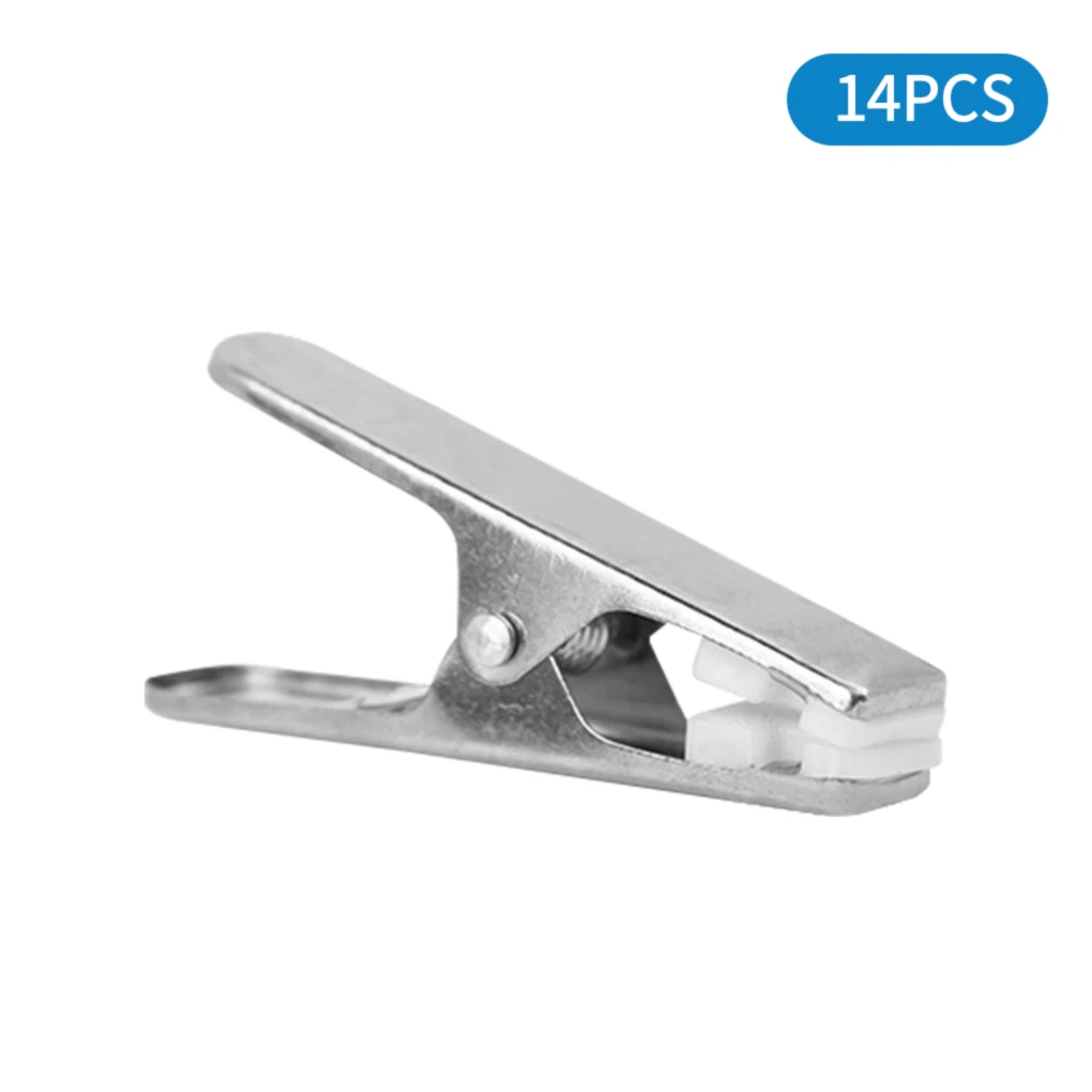 

14 шт., зажимы для одежды, прищепки из нержавеющей стали
