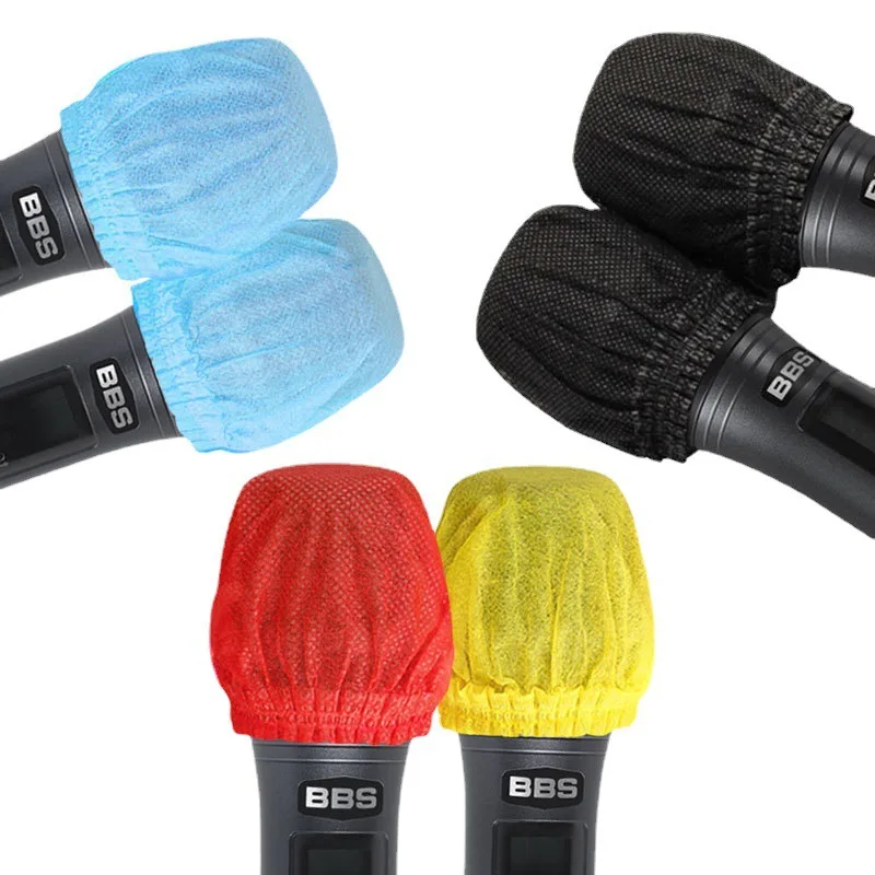 

Disposable Microphone Cover Non-woven Wheat Cover Universal Microphone Blowout Preventer New Enlarged Microphone Cover 200pc