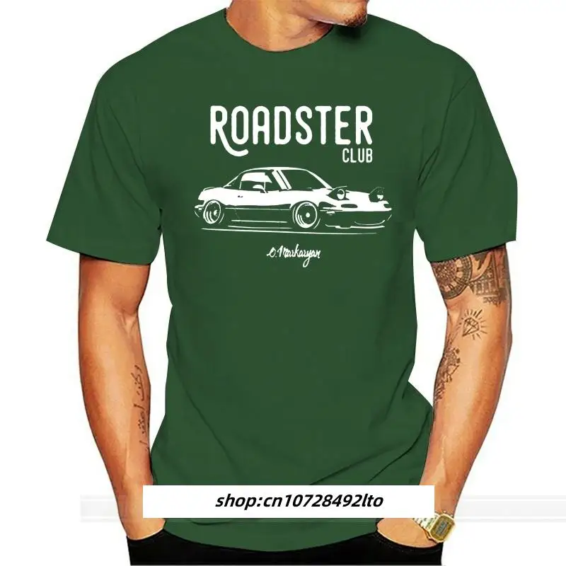 Купи Men tshirt Roadster club. MX5 Miata Unisex T Shirt women T-Shirt tees top male brand teeshirt men summer cotton t shirt за 427 рублей в магазине AliExpress