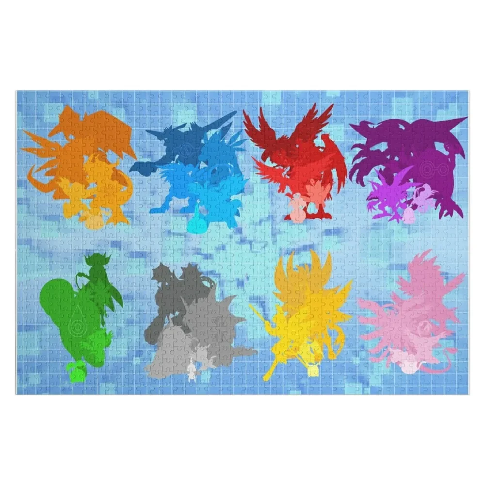 Минималистичный пазл Digimon персонализированная игрушка деревянные игрушки с