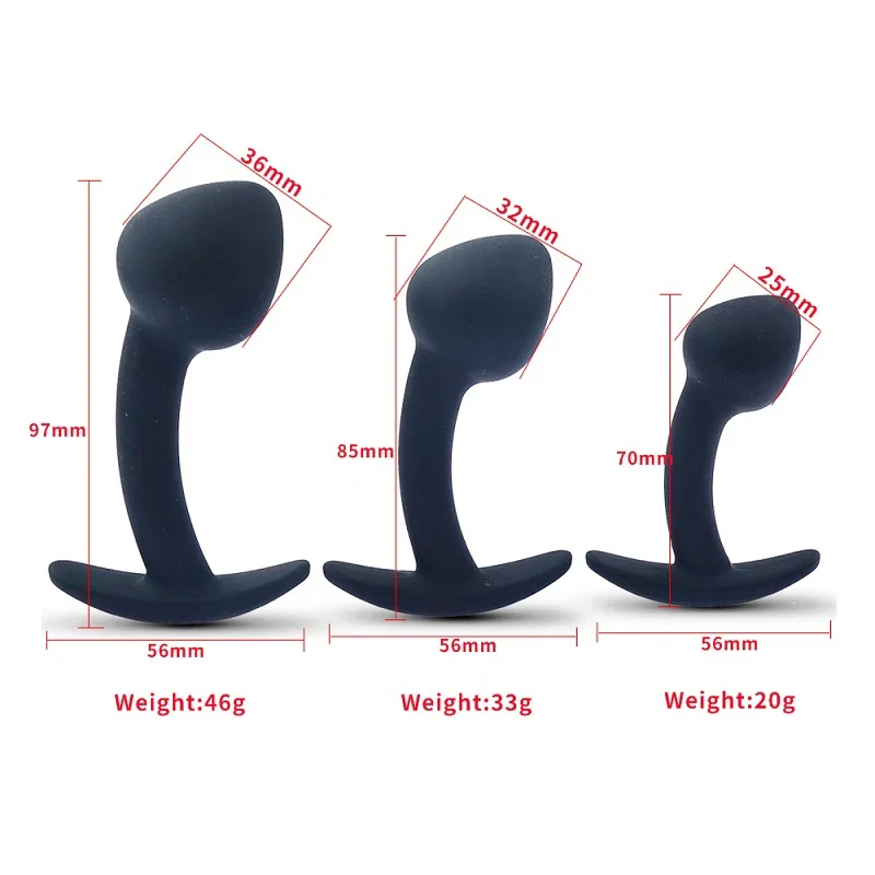 Силиконовая анальная пробка носимый стимуляционный шарик фаллоимитатор массаж