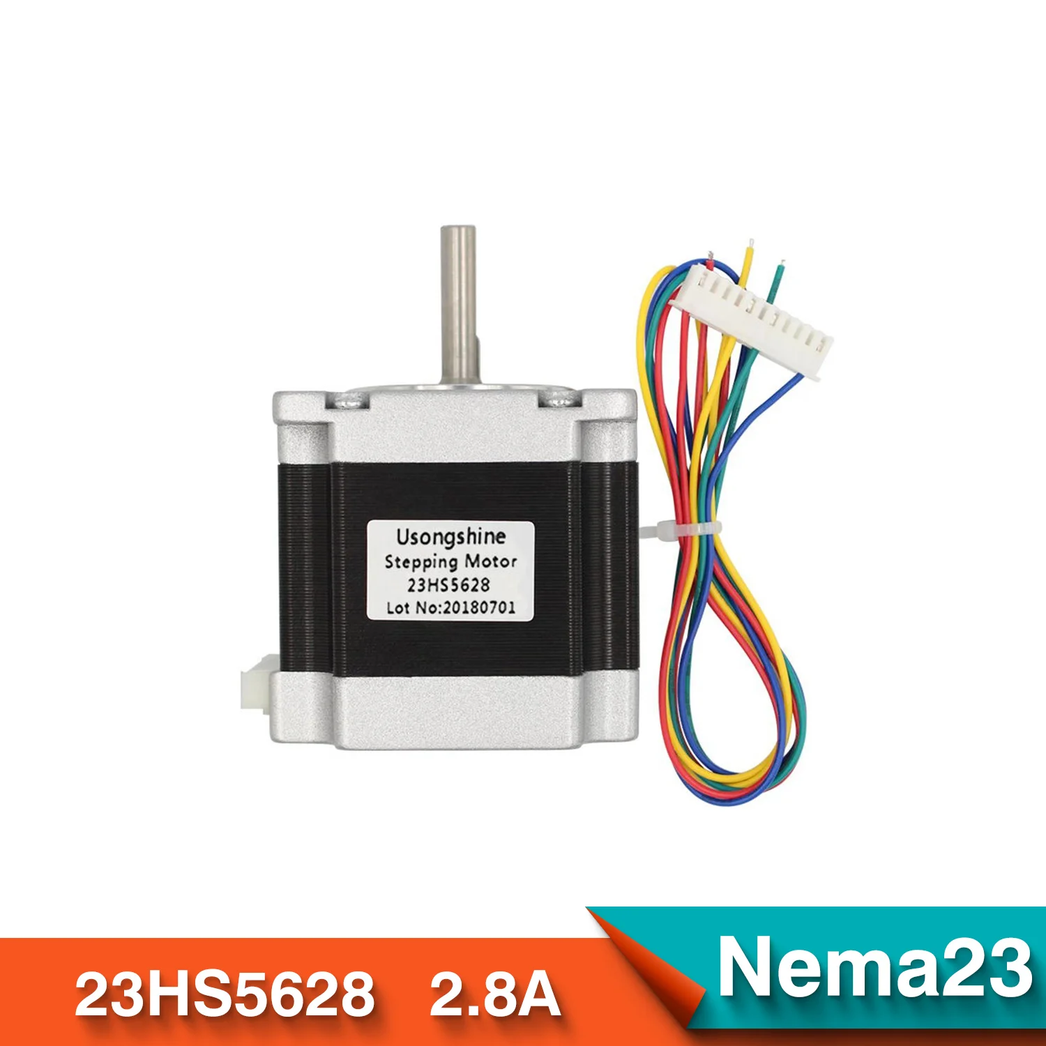 

Nema23 23HS5628 4 Lead Nema 23 Stepper Motor 57 165 Oz-in 56mm 2.8A 6.35mm/8mm TB6600 CNC Laser Grind Foam Plasma Cut