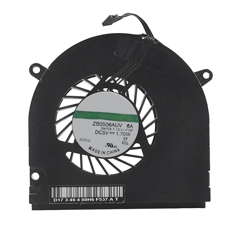 

CPU Cooling Fan For APPLE Pro 13 Inch MB466 MB470 MB990 MB991 A1278 A1342 CPU Cooling Fan