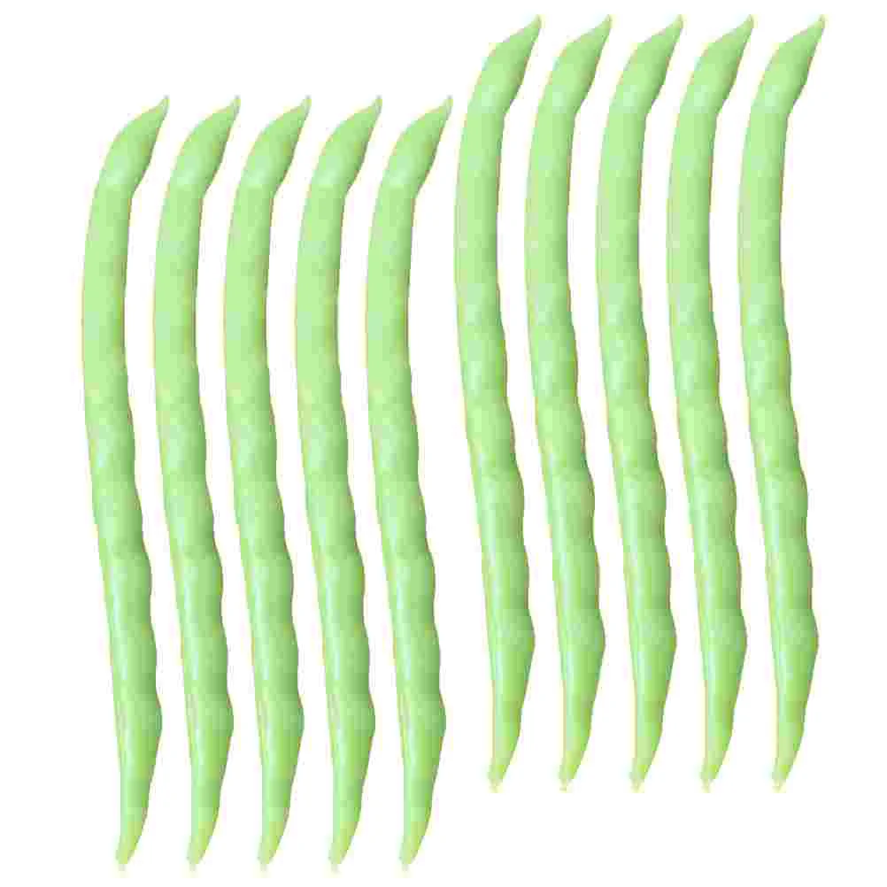 10 Pcs Fake Food Vegetable Props Kitchen Decoration Simulation Models False Carob Artificial Pvc Decorations Restaurant