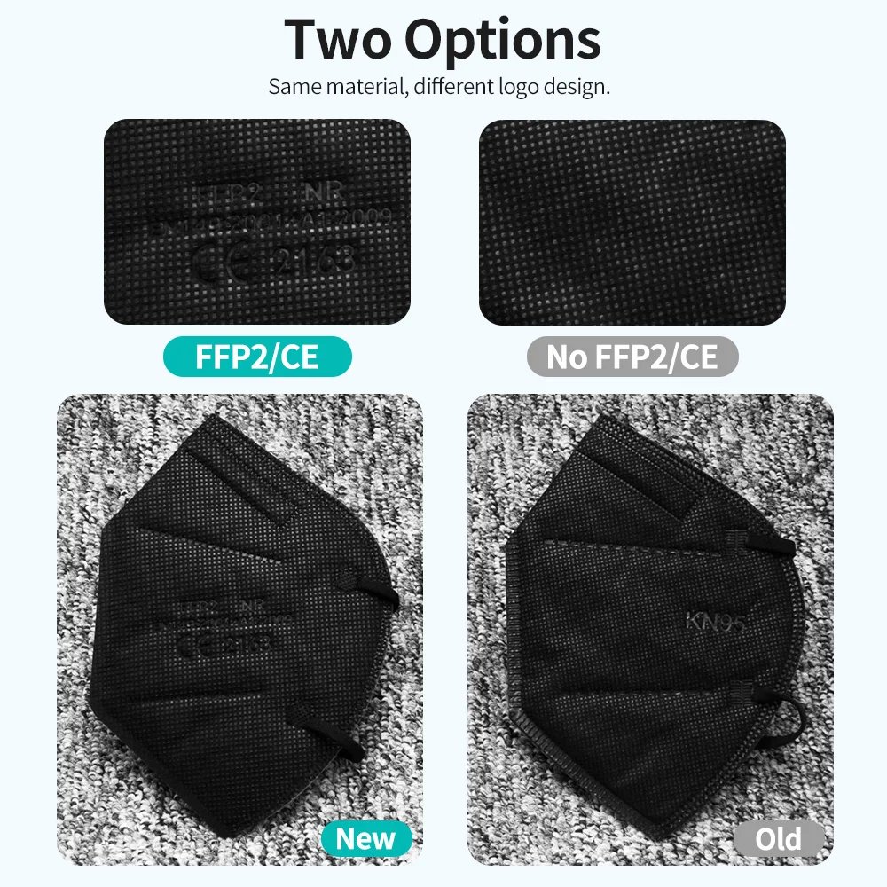Маски FPP2 многоразовые для взрослых Maskffp2 CE KN95 одобренные FFP2 гигиенические маски с