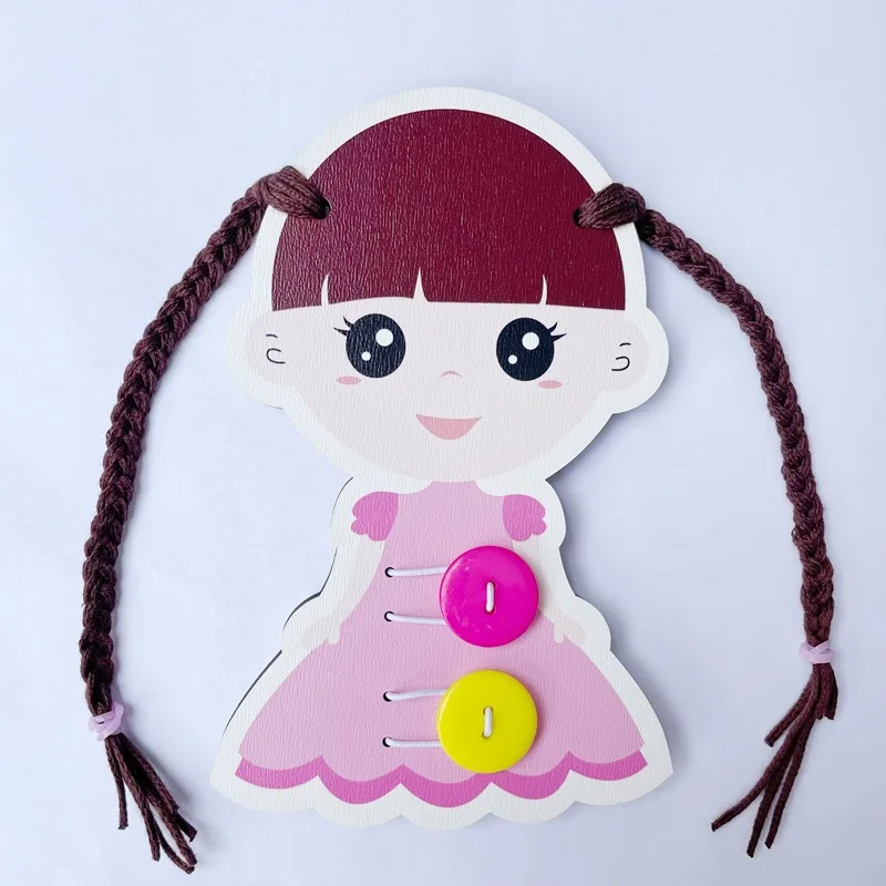 Деревянные аксессуары для занятой доски Монтессори детей от 3 до 6 лет