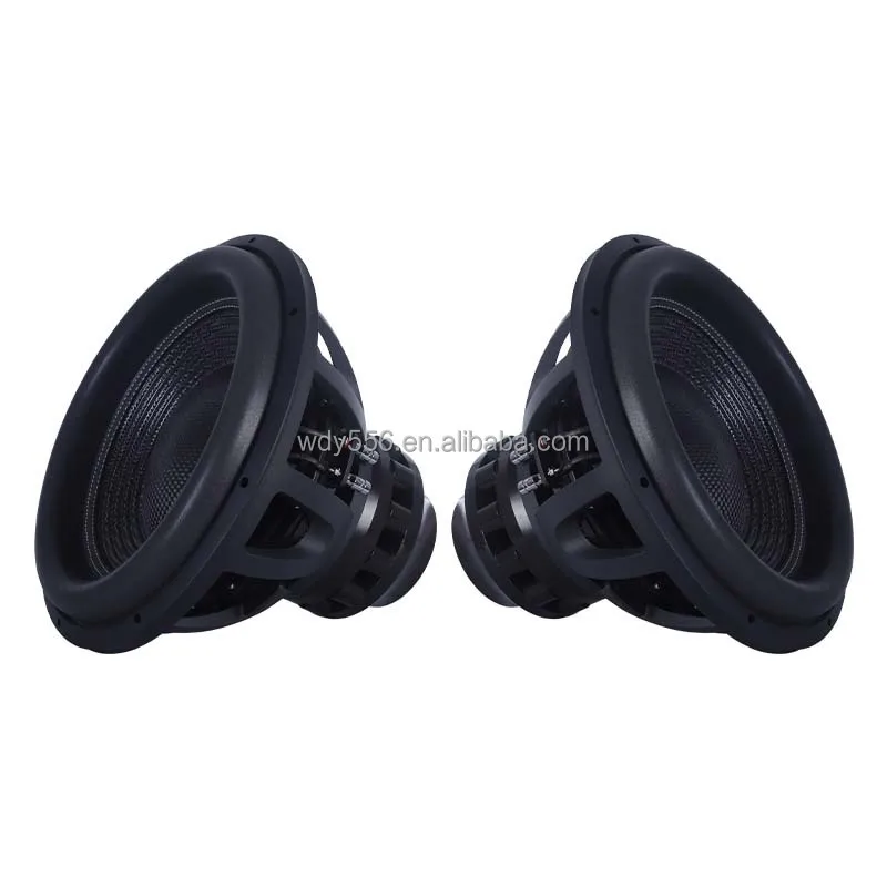 

WDY 15 Inch Carbon Cone Subwoofer Neodymium Magnet 15 Inch Car Audio Sub 2500Wrms Competition Subwoofers