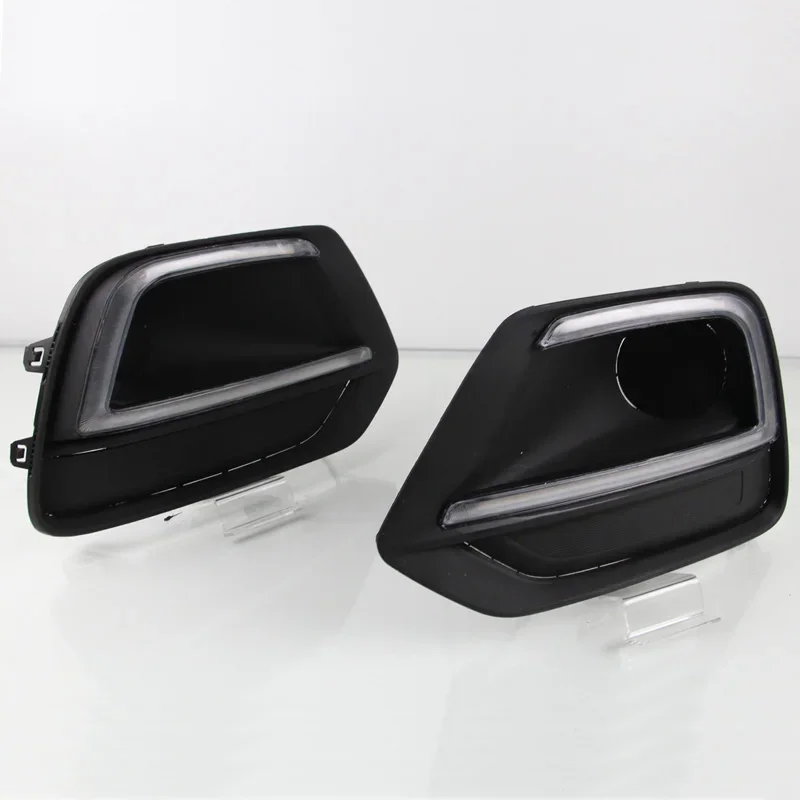 12 В светодиодные DRL дневные ходовые огни для Chevrolet Trax 2017 2018 желтый указатель