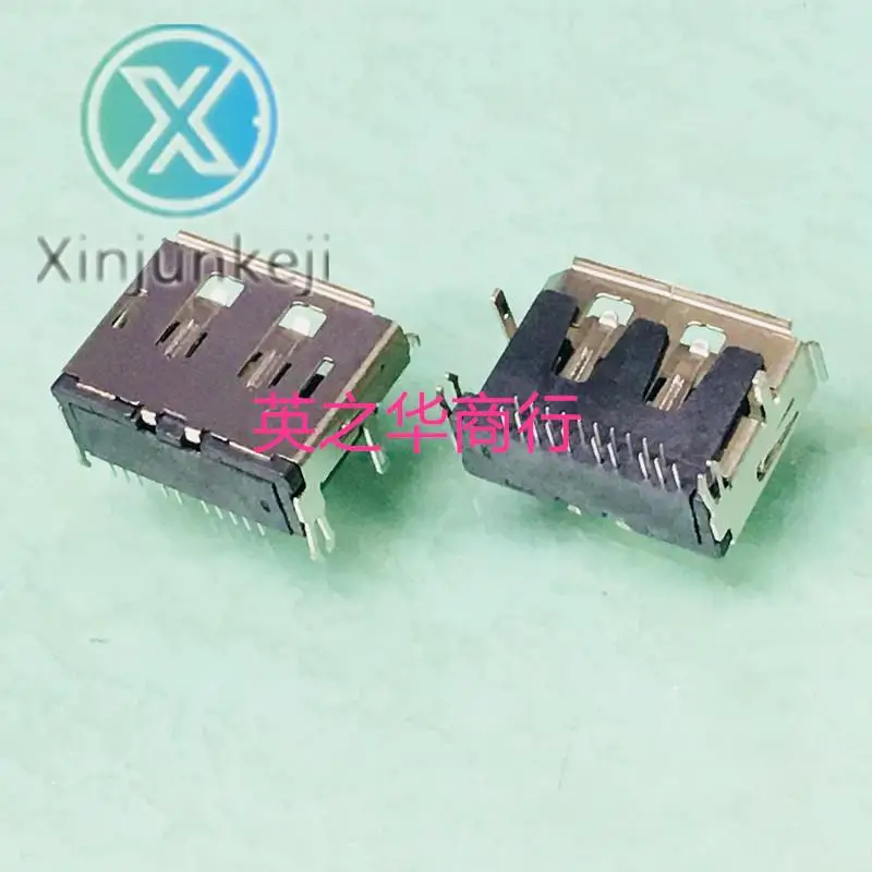 

10 шт., оригинальные розетки HDMI, 4 контакта