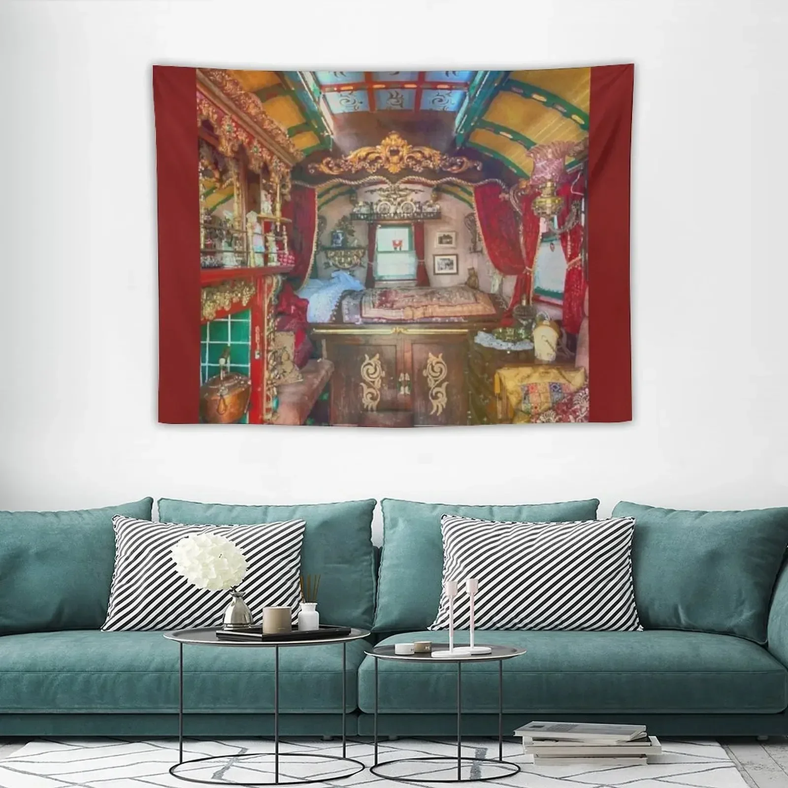 Цыганский гобелен с фургоном украшение для гостиной Настенные обои