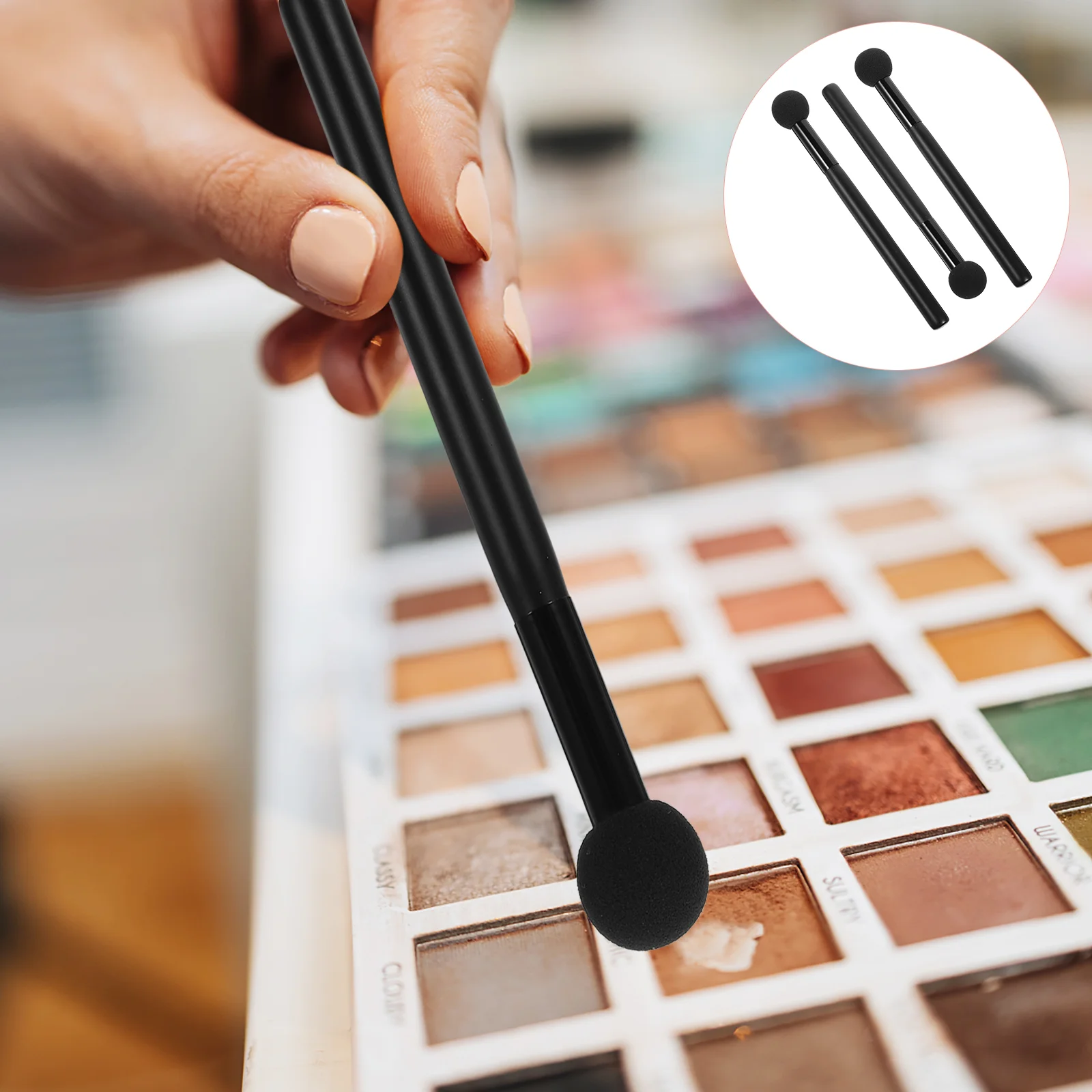 

Brushes Brush Sponge Makeup Mushroom Up Make Concealer Smudge Kit Lip Blending Lipstick Blender Head Eyeshadow Make up