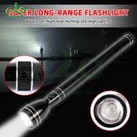 super bright waterproof led torch flashlight work light rechargeable outdoor home lighting flashlight powerful tool