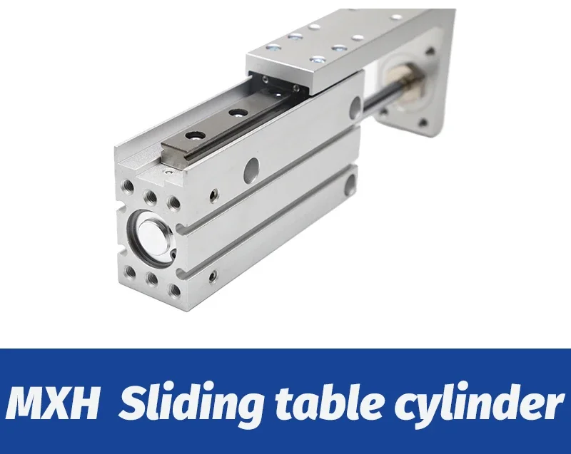 Рельсовый цилиндр MXH MXH6 MXH10 Прецизионный пневматический типа SMC Линейный боковой