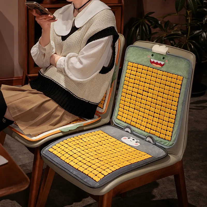 

Bamboo and rattan mat Cushion Back Office Chair Cushion Sofa Pillow Cushion Home Decoration Tatami Cute Cushion Lumbar Support