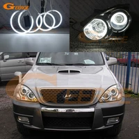 for hyundai terracan 2001 2002 2003 2004 2005 2006 2007 excellent ultra bright ccfl angel eyes halo rings kit day light
