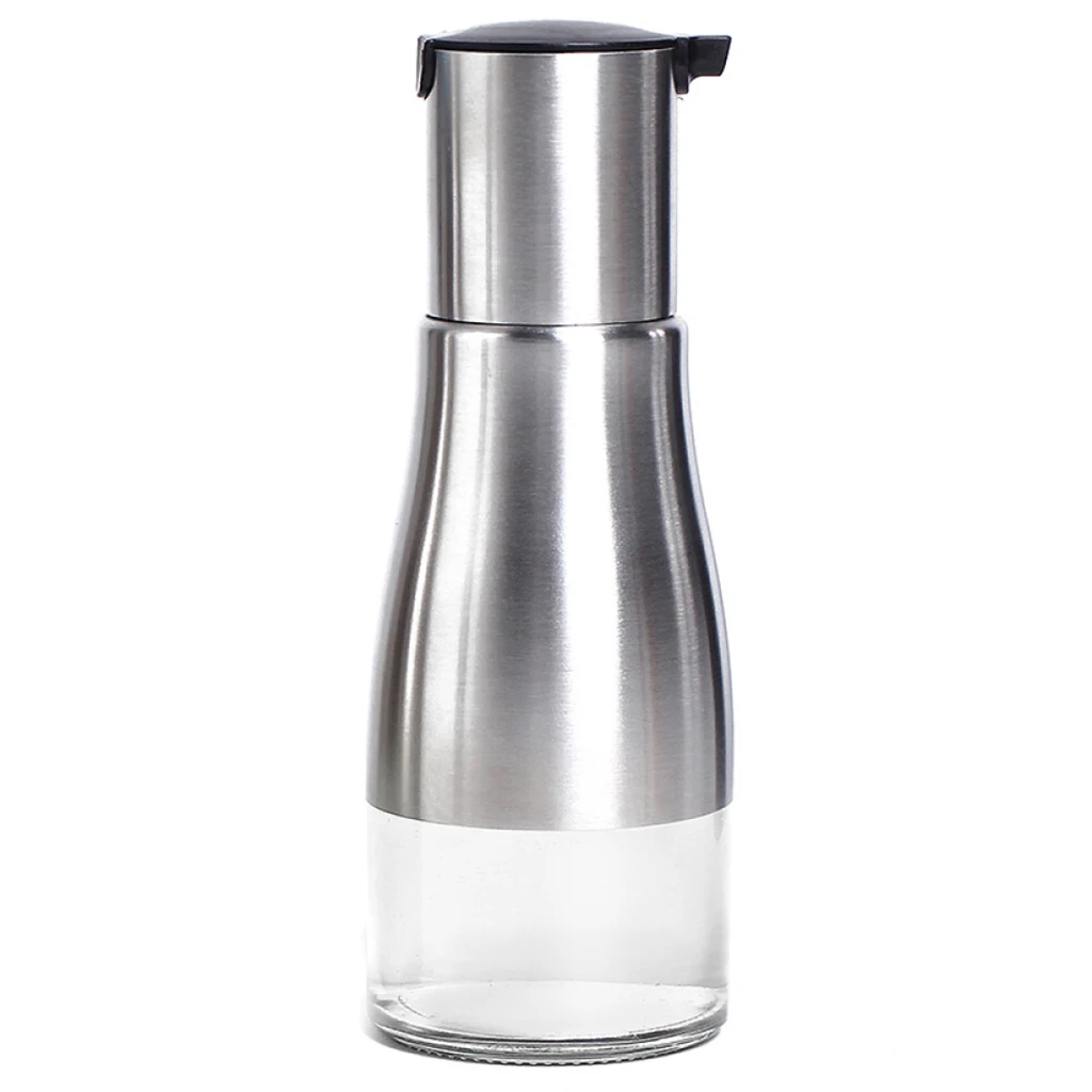 

Бутылка для оливкового масла из нержавеющей стали, 320 мл, Герметичная Бутылка для масла и уксуса с поилками, Герметичная Бутылка для соуса