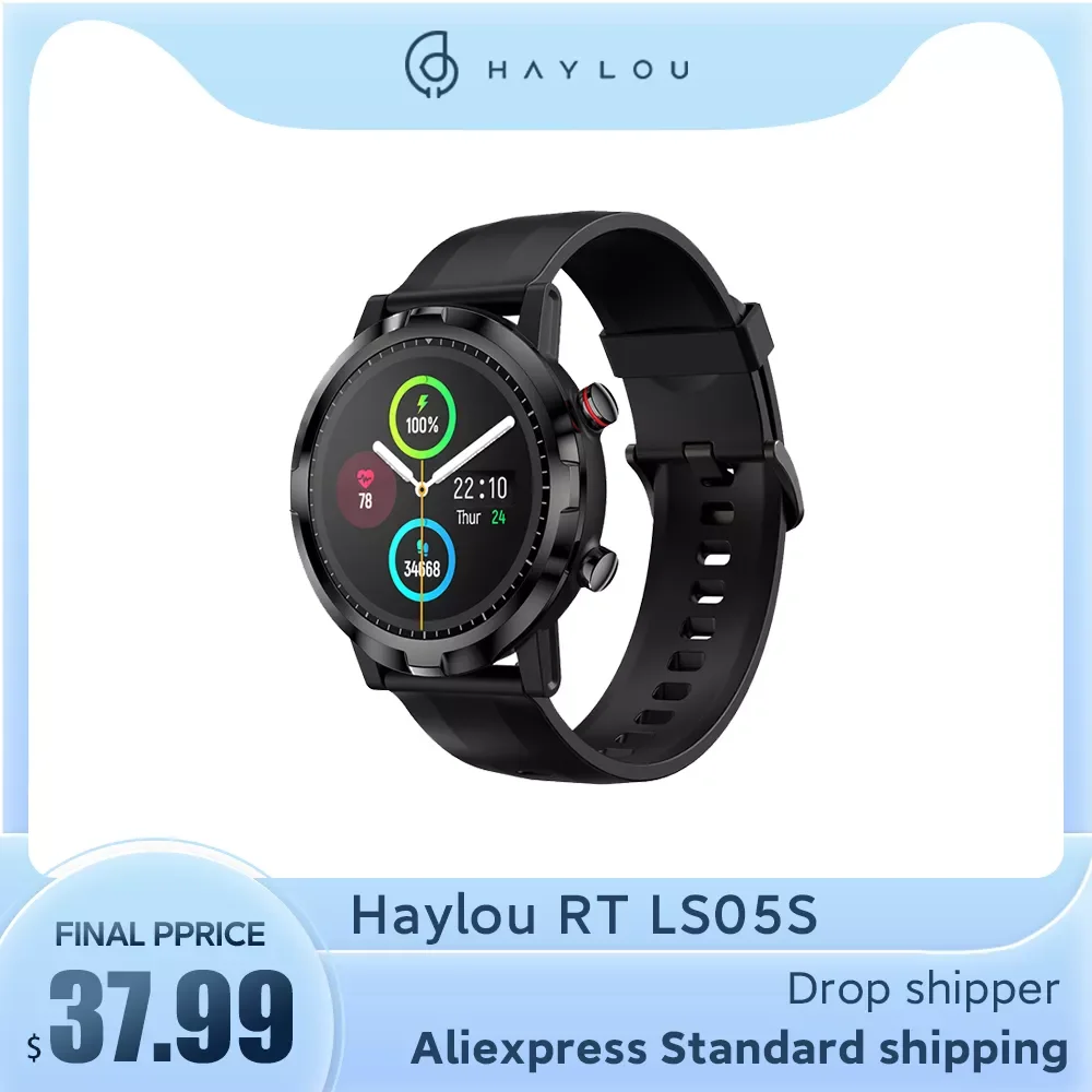 

Youpin Haylou RT LS05S Smart Watch IP68 Waterproof Smartwatch 12 Sport Mode Heart Rate Monitor Android IOS Blood Oxygen
