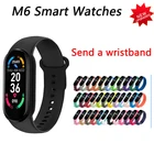 Умные часы Aubess M6, женские и мужские часы, монитор артериального давления, спортивный фитнес-трекер, браслет, умные часы для телефона