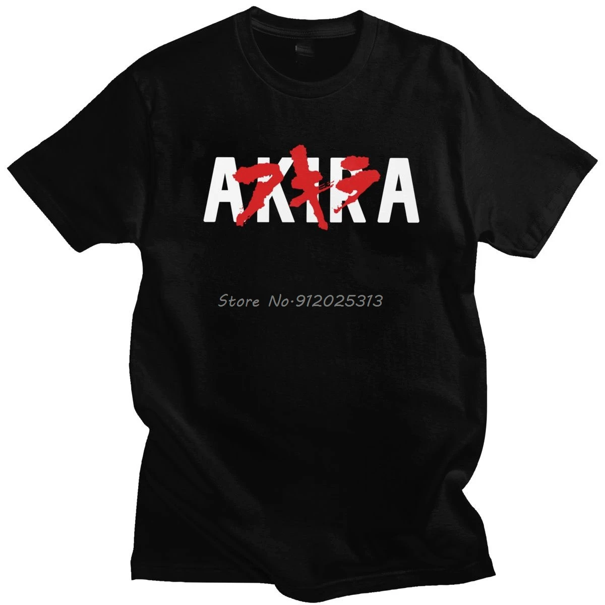 

Akira Kanji T-Shirt Men Manga Kaneda Vaporwave Japanese Neo Tokyo Anime Vintage Cotton Tees Short Sleeve T Shirts Printed Tops