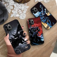 dc superhero batman catwoman phone case silicone soft for iphone 13 12 11 pro mini xs max 8 7 plus x 2020 xr cover