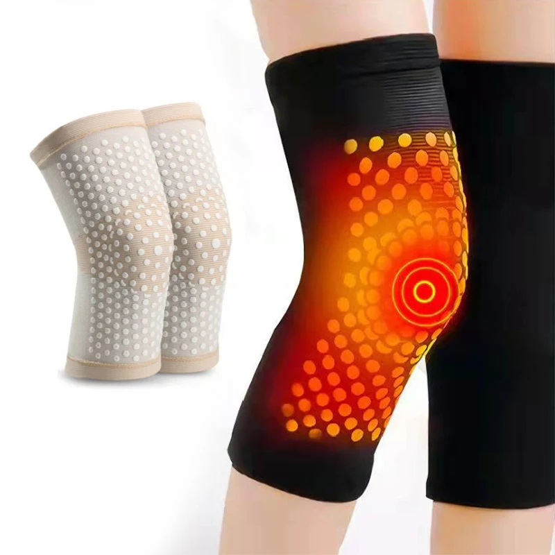 

1Pair Tourmaline Self Heating Support Knee Brace Knee Pads Warm for Arthritis Joint Pain Relief and Injury Recovery