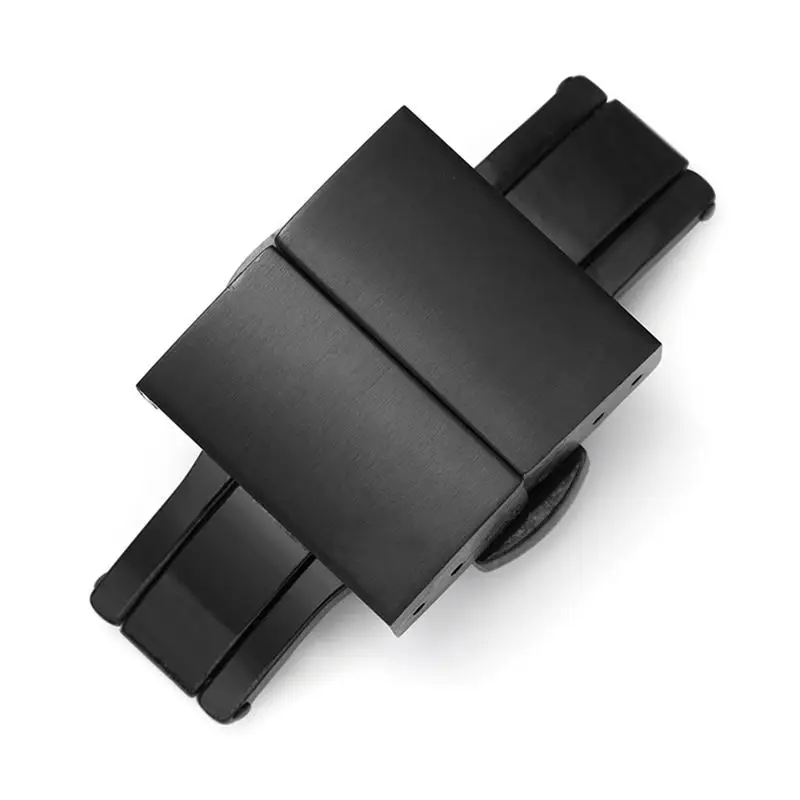 16mm 18mm 20mm 22mm 316L Stainless Steel Double Press Butterfly Buckle Metal Clasp Repair Accessories Tools Silver Gold Black