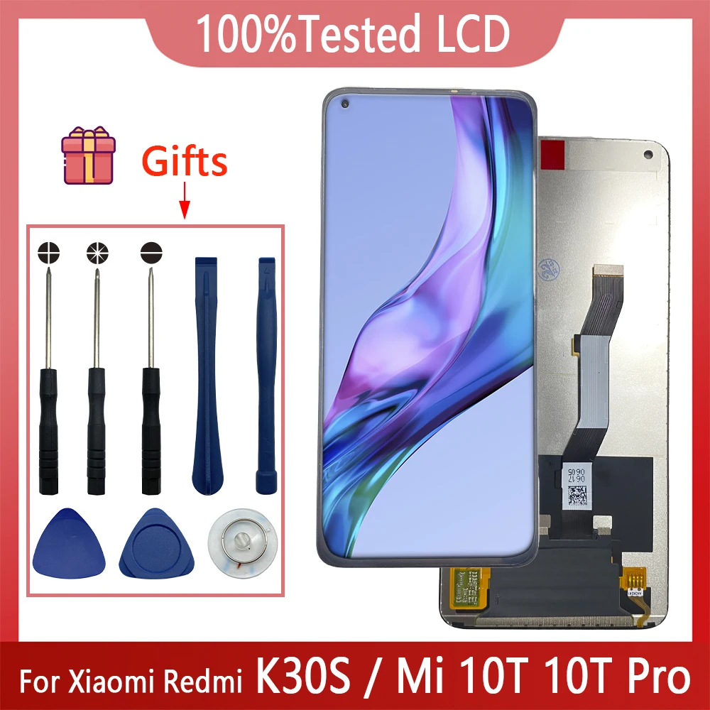 

6.67" 100%Tested For Xiaomi Mi 10T Pro LCD Display Touch Screen Digitizer Assambly Replacement For Xiaomi Redmi k30s Mi 10T LCD