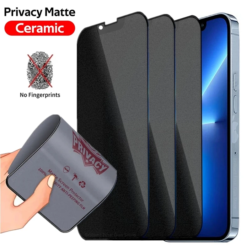 1-3 шт. матовые керамические защитные пленки для IPhone 13 12 Pro Max Mini 7 Plus мягкая