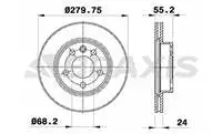 

AE0237 for ten brake disc mirror air TRANSPORTER T4 1.9D / TD 2.4D 2.5TDI 9603