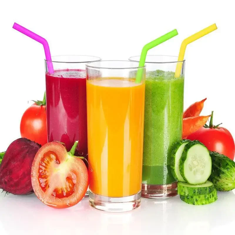 6 шт 11 мм многоразовые силиконовые соломинки пищевого класса Силиконовые для