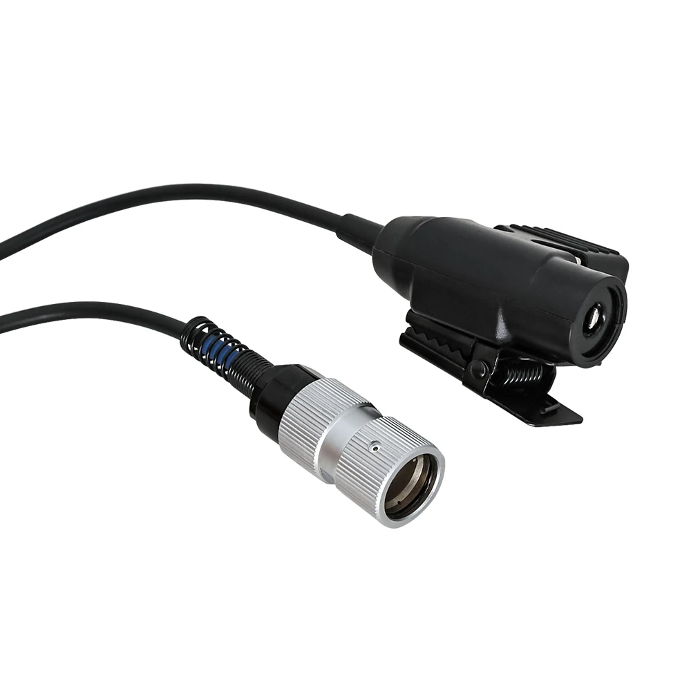 U94 Ptt Tactical Headset Adapter U94 Ptt 6-pin Plug Ptt Suitable for PRC 152 PRC 148 Virtual Box Airsoft Military Headset Ptt