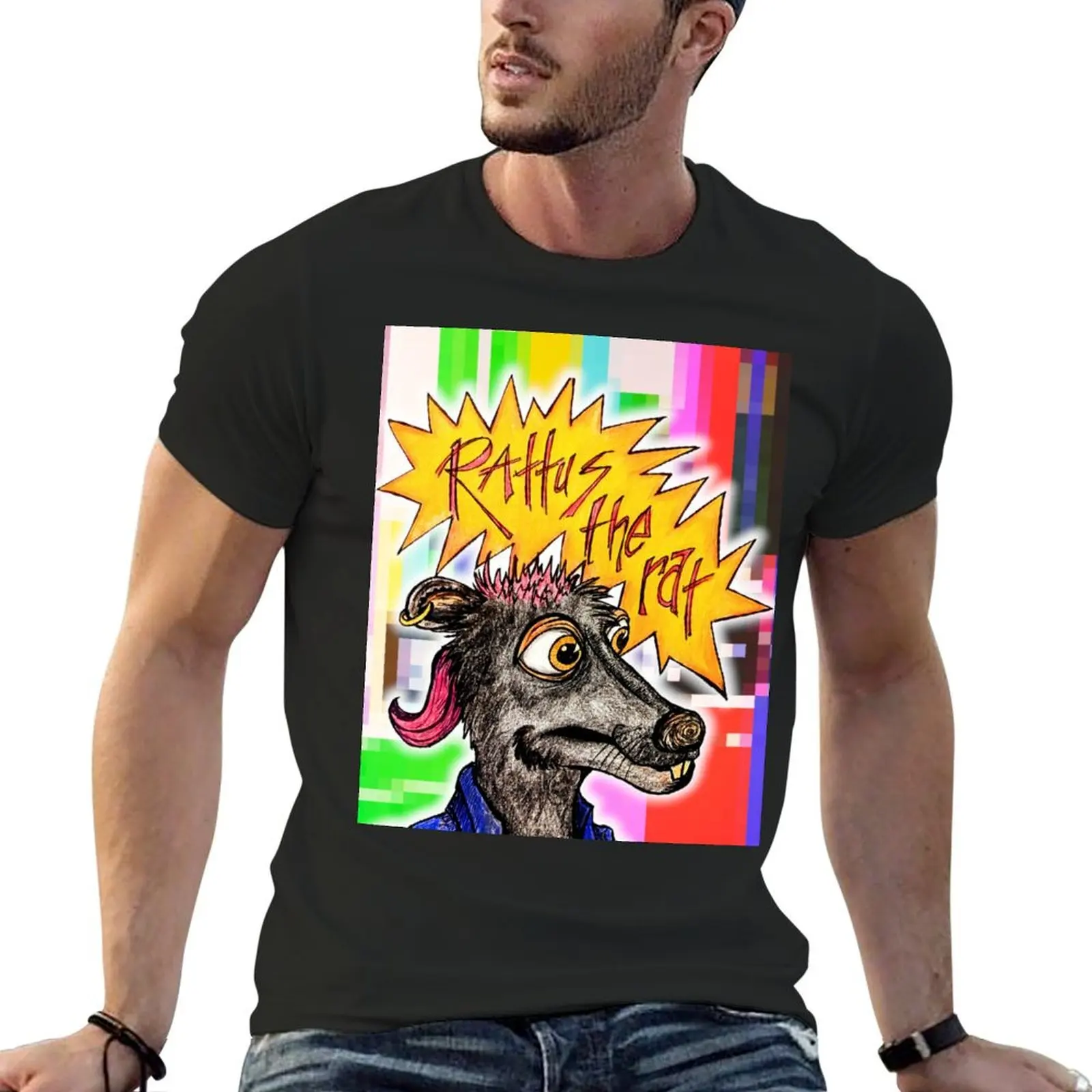 Футболка The Ferals-Rattus винтажные футболки с графическим рисунком корейская модная