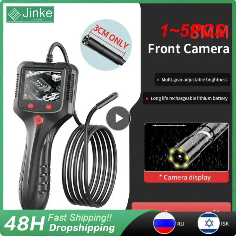 

1~5PCS IPS Screen Industrial Endoscope Camera HD1080P 30 Meter Cable Pipe Sewer Inspection Borescope IP68 Waterproof LEDs