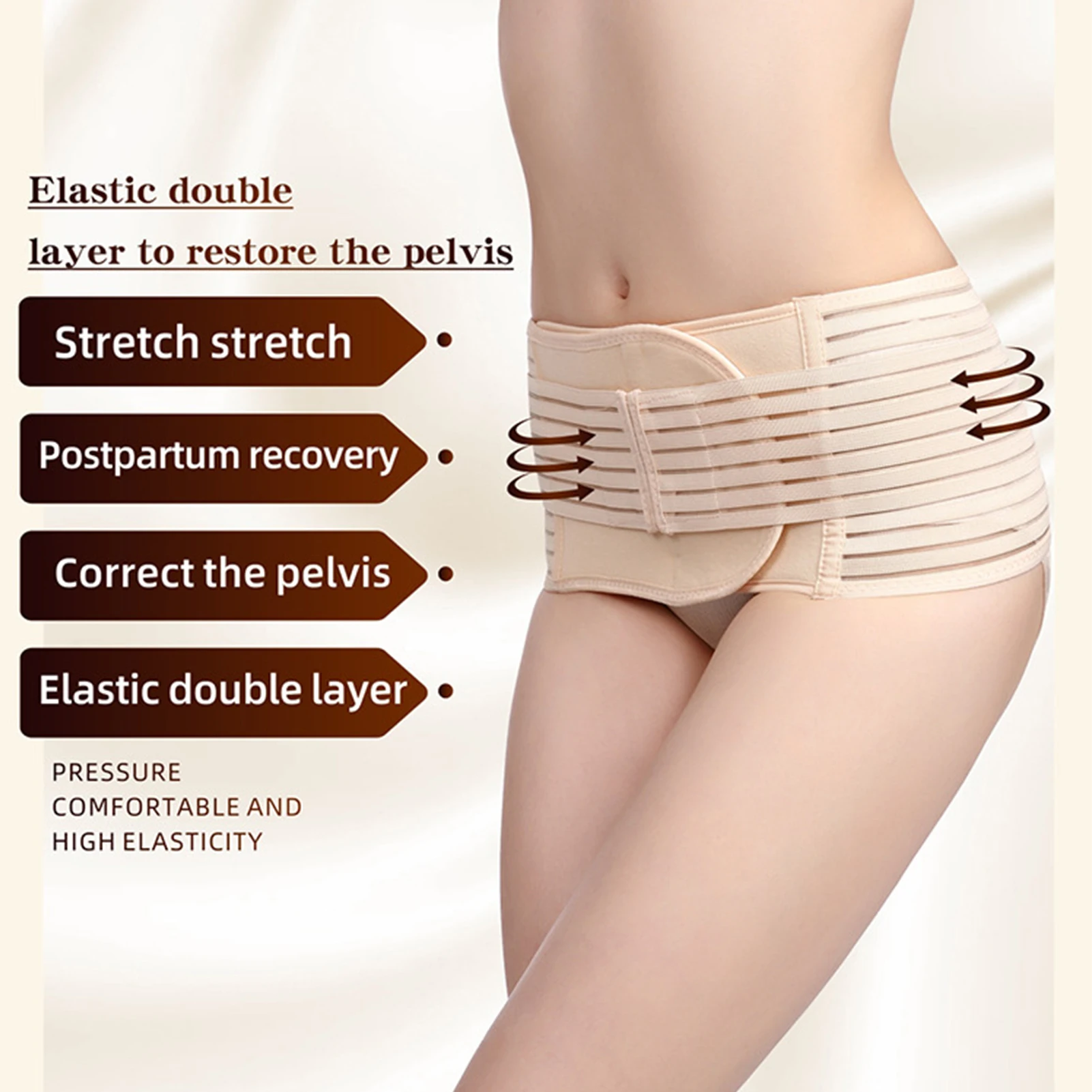 

Sacroiliac Hip Brace Adjustable Sciatica Pelvis Lumbar Pain Relief Trochanter Brace Reduce Sciatic Pelvic Lower Back and Leg H9