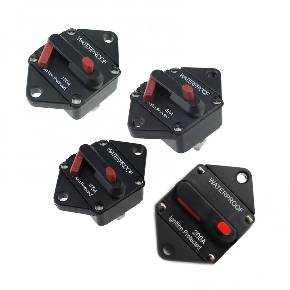 

50/100/150/200A Car Automatic Recovery Circuit Breaker Power Supply Protector