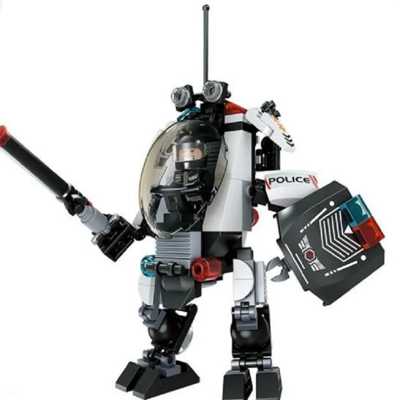 SLuban 1007 мобильный городской механизм Альфа Андромеда Сузаку Артур Реггг Brickheadz