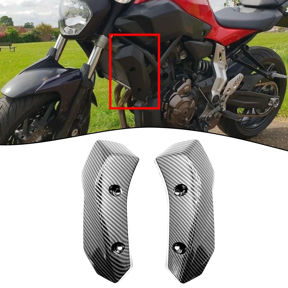 

Улучшите свой обтекатель для YTR MT 07 FZ07 2014 2017 с крышкой радиатора из углеродного волокна, простая установка, идеально подходит