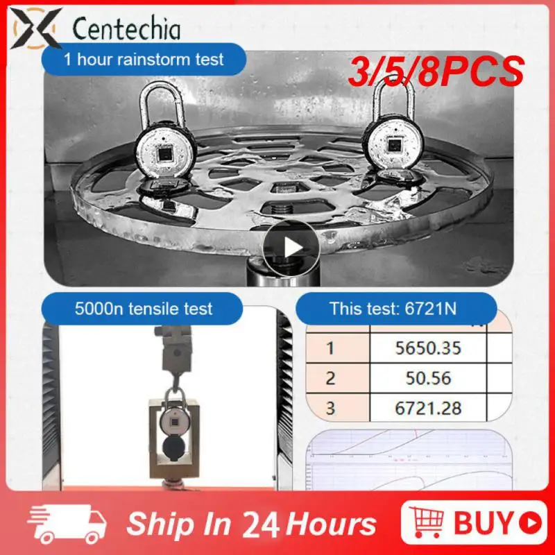 

3/5/8 шт., электронный замок для защиты от отпечатков пальцев