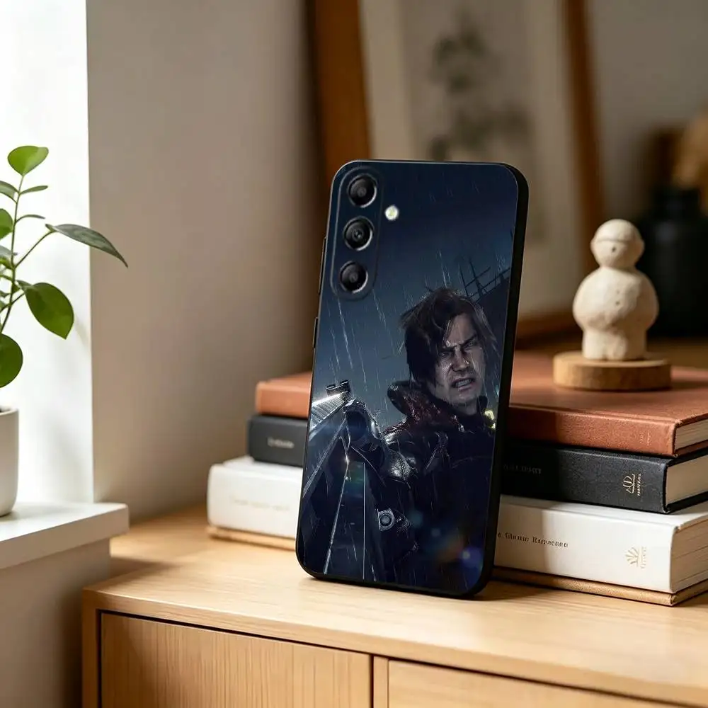 Фото Чехол для телефона с портретным принтом Леона Скотта Кеннеди для Samsung Galaxy A73, A72, A71, A70, A53, A52, A51, другие модели, мягкий черный чехол №2