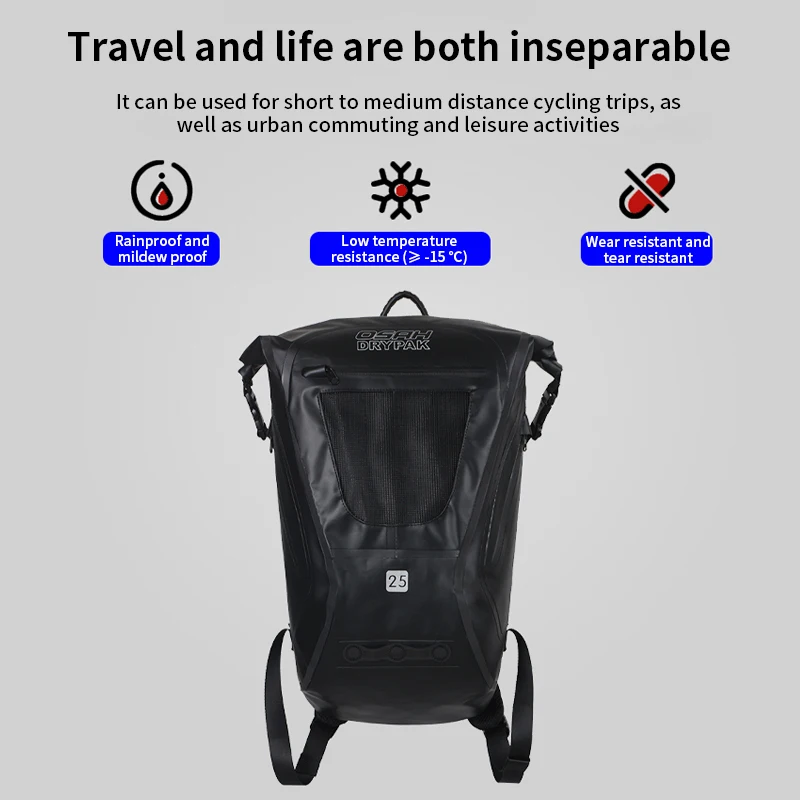 OSAH 25L большая вместительная мотоциклетная велосипедная сумка посылка для