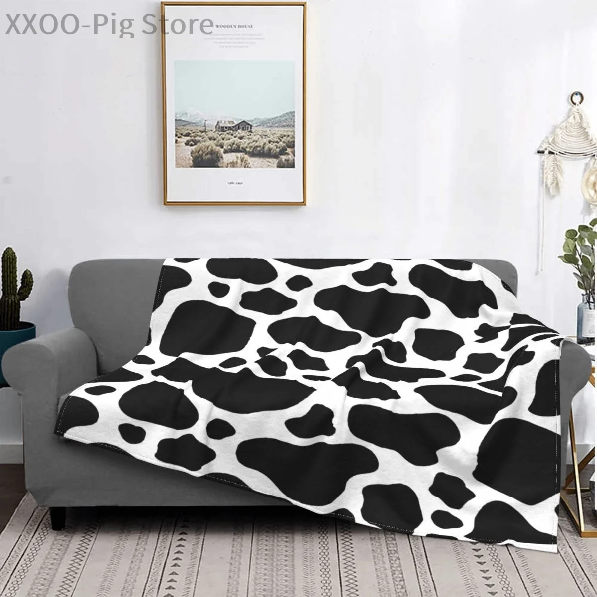 

Cosw Blanket Flannel All Season Multifunasction Lightweight Tshrow Blankets for Bed Travel Plush Thin Quilt