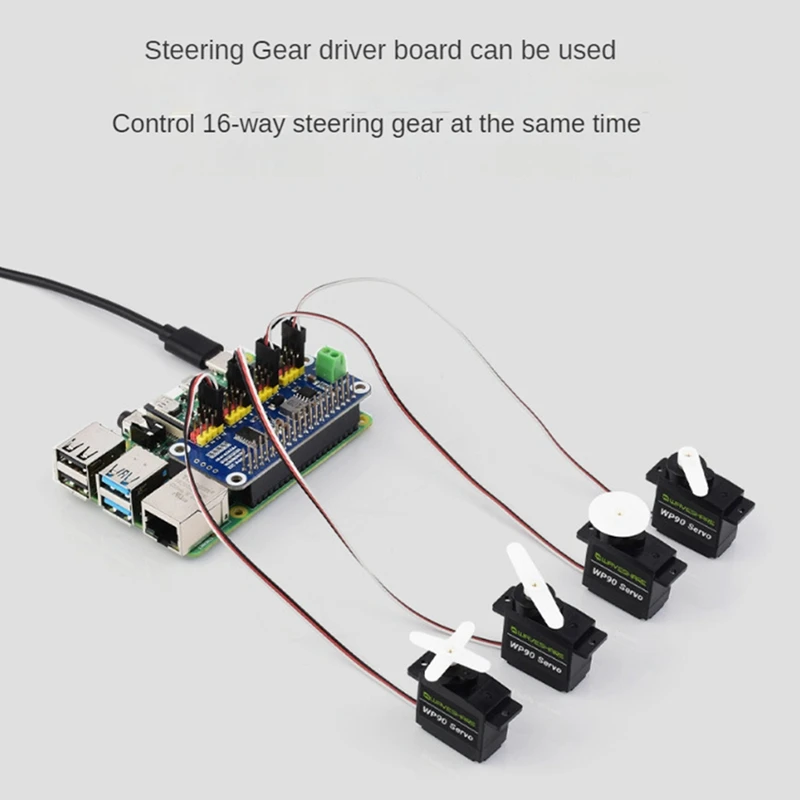 Цифровой сервопривод Waveshare Wp90 надежность 2 3 кг медный зуб 180 ° цифровой с высоким