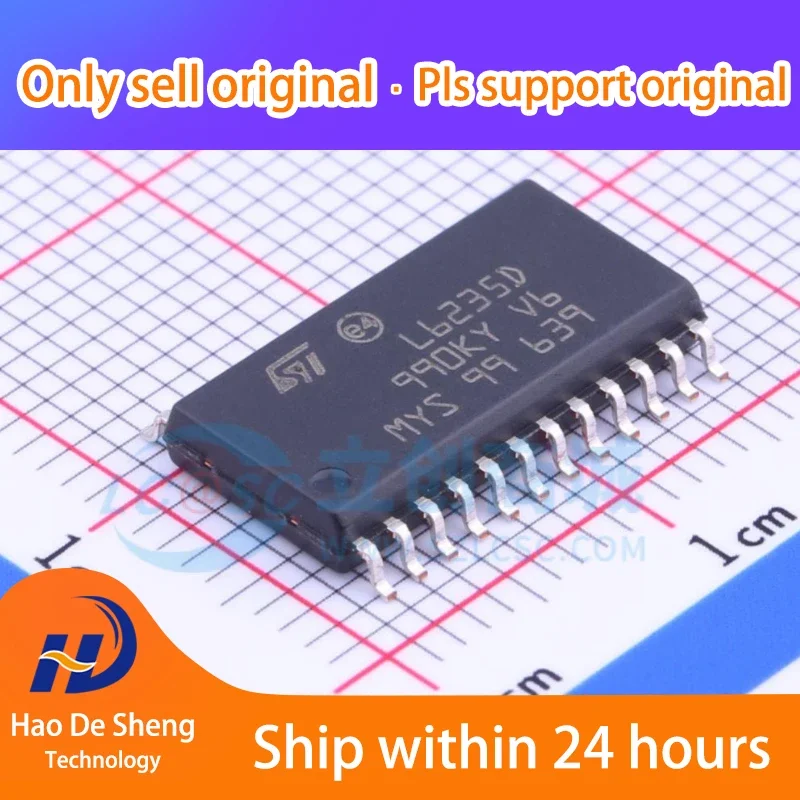 10 шт./лот L6235D013TR логотип: L6235D SOP-24 новый оригинальный на складе