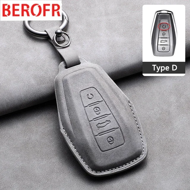 

Для Geely Coolray X6 X7 EX7 Geometry C Emgrand Global Kulrey Hawk GX7 Okavango NL3 SUV GT GC9 Кожаный чехол для дистанционного ключа автомобиля