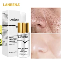 lanbena shrink pores face serum care hyaluronic acid oil control firming moisturizing smooth skin pores repair beauty products