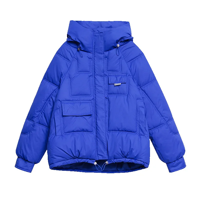 

women's new winter coat korean style hooded short jacket down cotton
